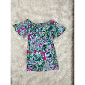 Lily Pulitzer Off the Shoulder Summer Dress (XS)